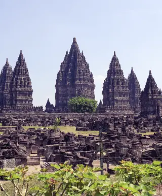 Hindu Tempelkomplex Prambanan in Yogyakarta